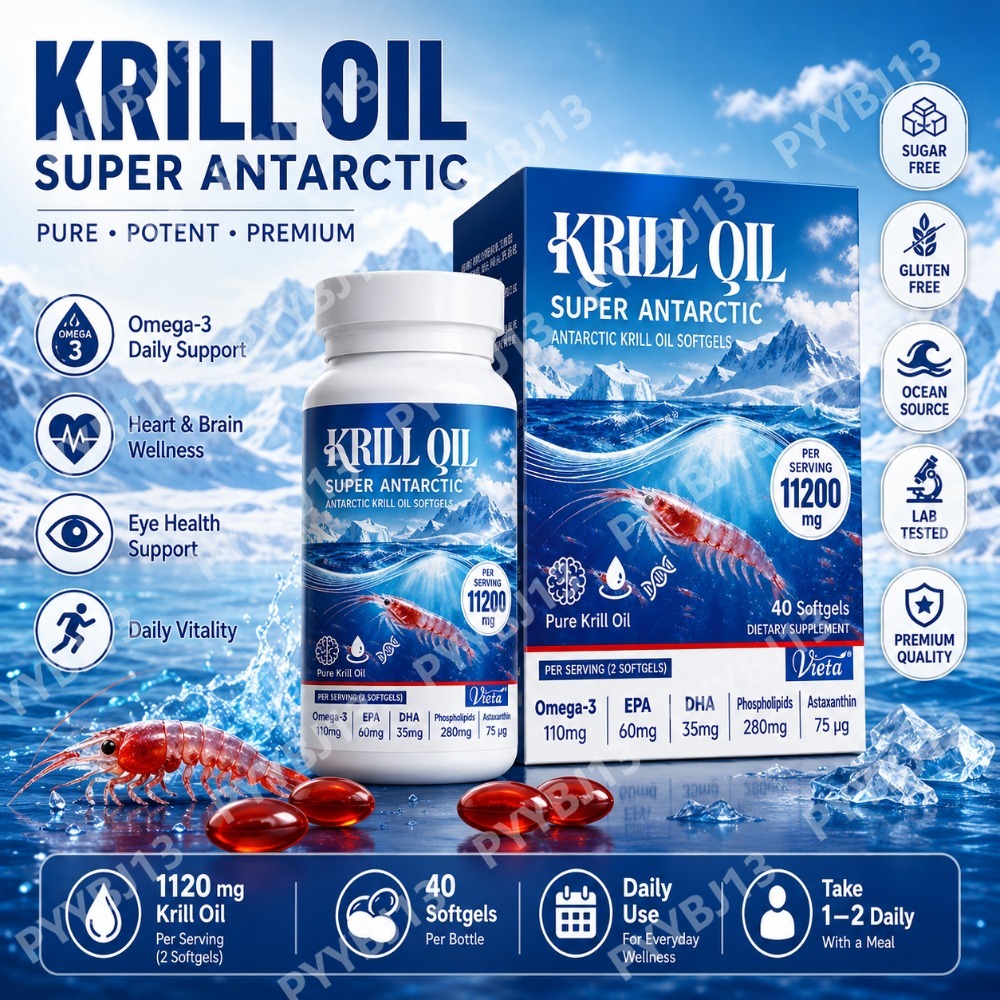 Misting Bottle Fine - Antarktisches Krillöl-Nahrungsergänzungsmittel pro Portion Omega-3-Öl mit