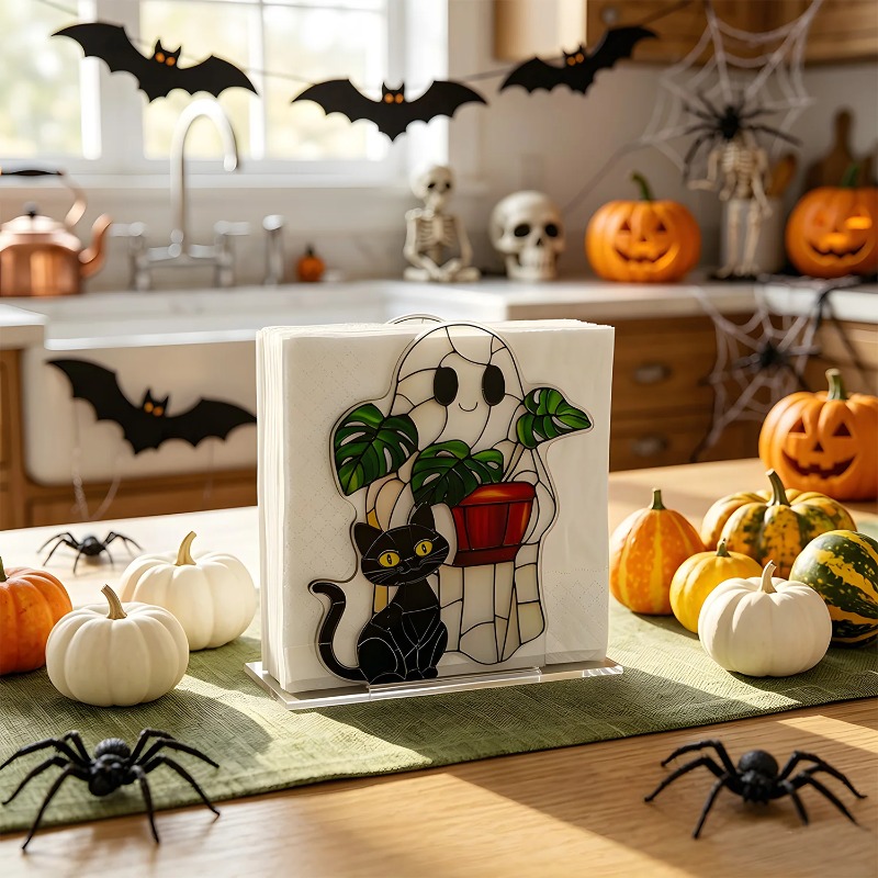Vintage Halloween Katzen-Kürbi – Agar Tissue Culture Bewertung und Preis